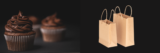 Bakery Kraft Bags for Cupcakes: Eco-Friendly Paper Bags for Small Baked Goods