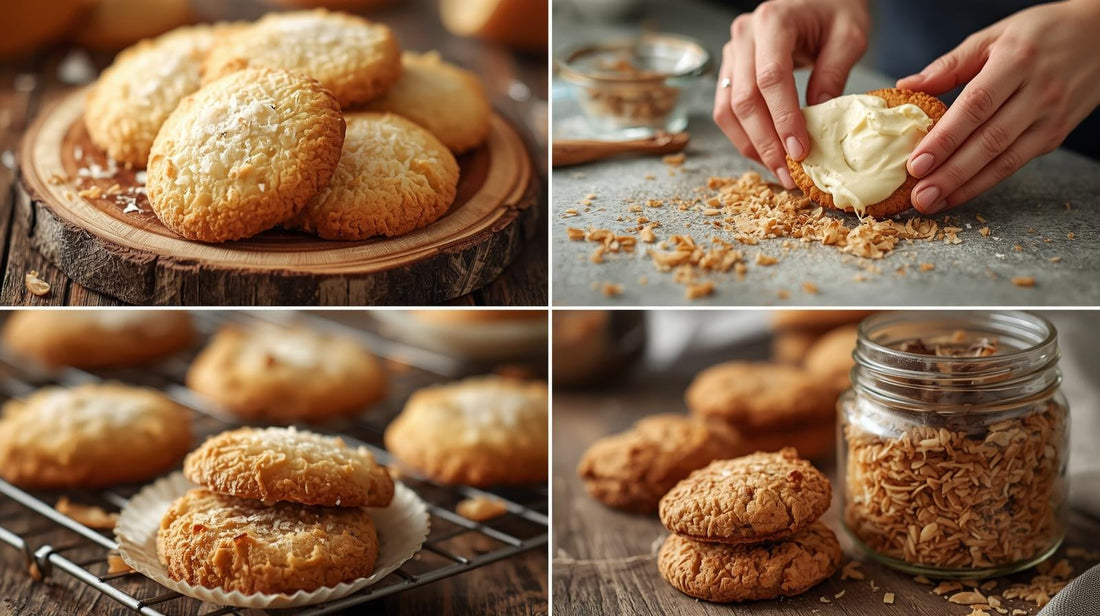 Easy Coconut Cookies Recipe for Beginners | How to Make Coconut Cookies at Home