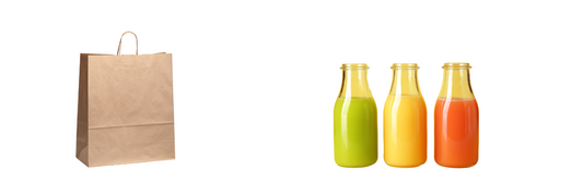 Eco Paper Bags for Juice Shops: Sustainable Kraft Packaging for Takeaway Drinks