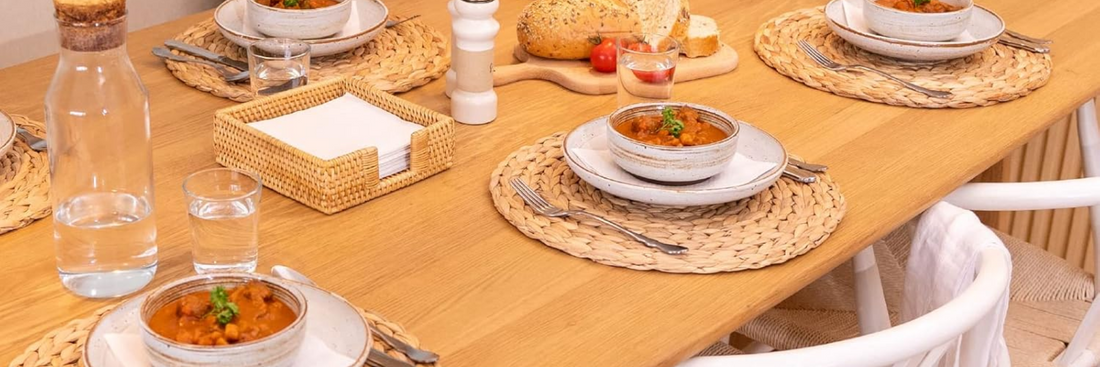 Woven Charger Plates: The Perfect Rustic Touch for Your Table Setting