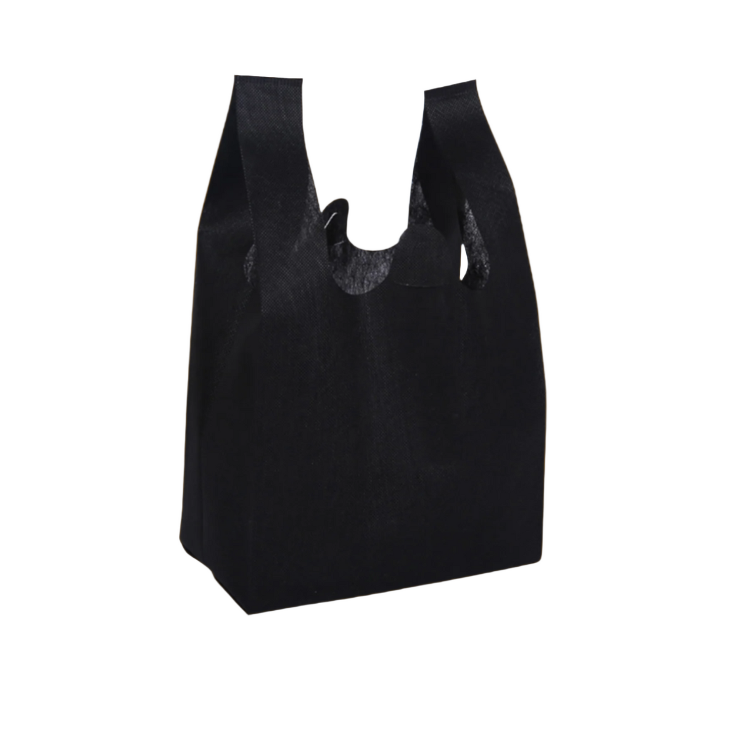 12" x 7" x 23" Black Non Woven Bags Large