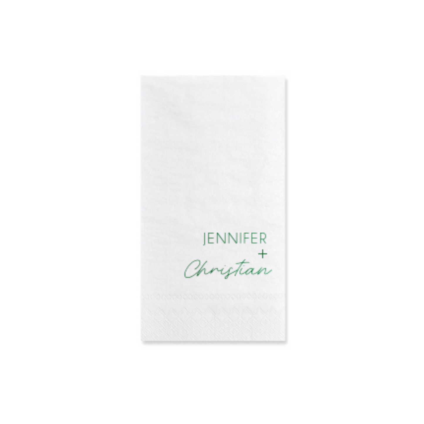 2-Ply 1/8 Fold Paper Napkin Custom Logo
