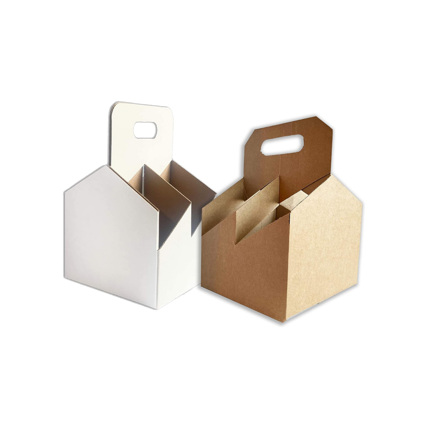 4 Pack Cardboard Beer Bottle Holder