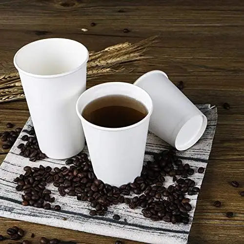 White Single Wall White Paper Cup | 8 Oz | For Cocoa, Coffee, Warm Cider | 1000 PCS/CASE