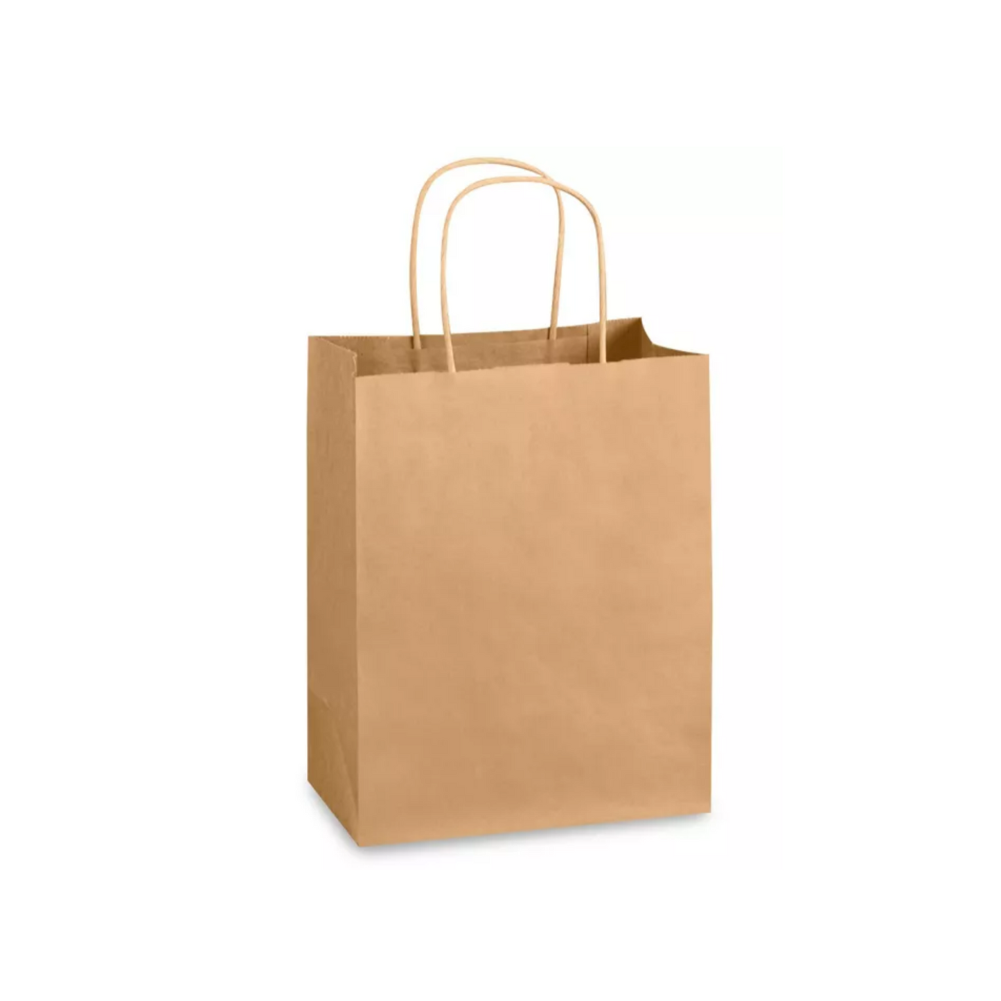 8 x 4.5 x 10.75" Paper Shopping Bags