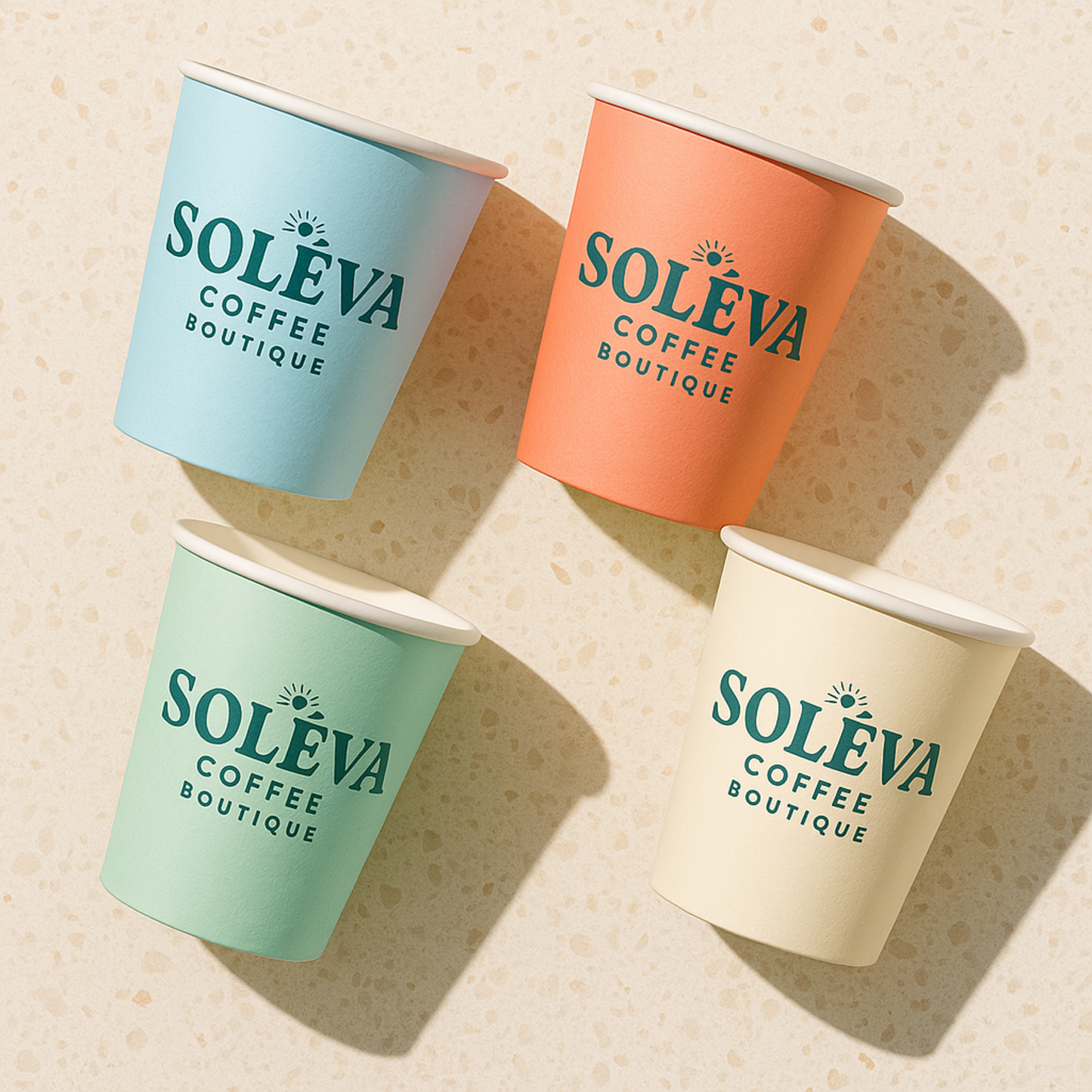 Custom Logo PLA Lined Single Wall Paper Cup For Hot Drinks Bulk Canada