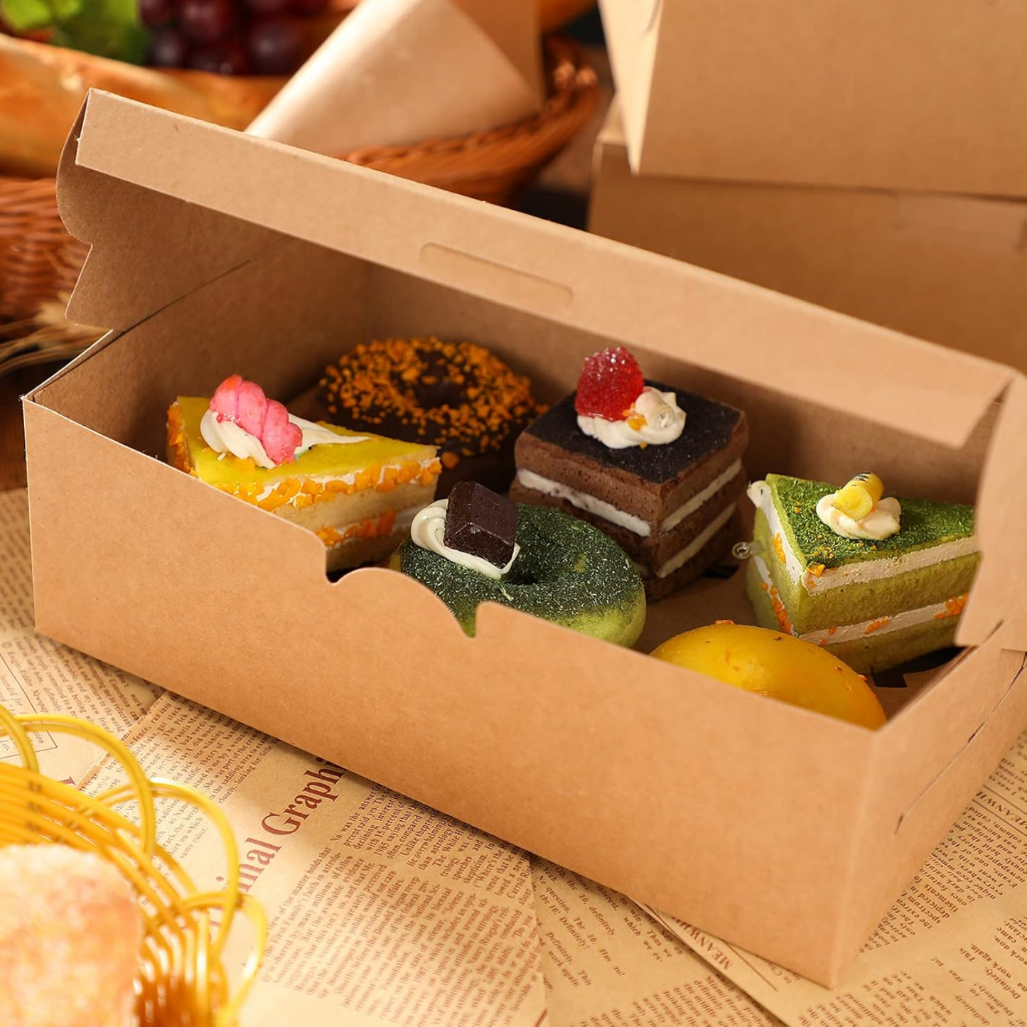 Kraft Cake Paper 6 Boxes