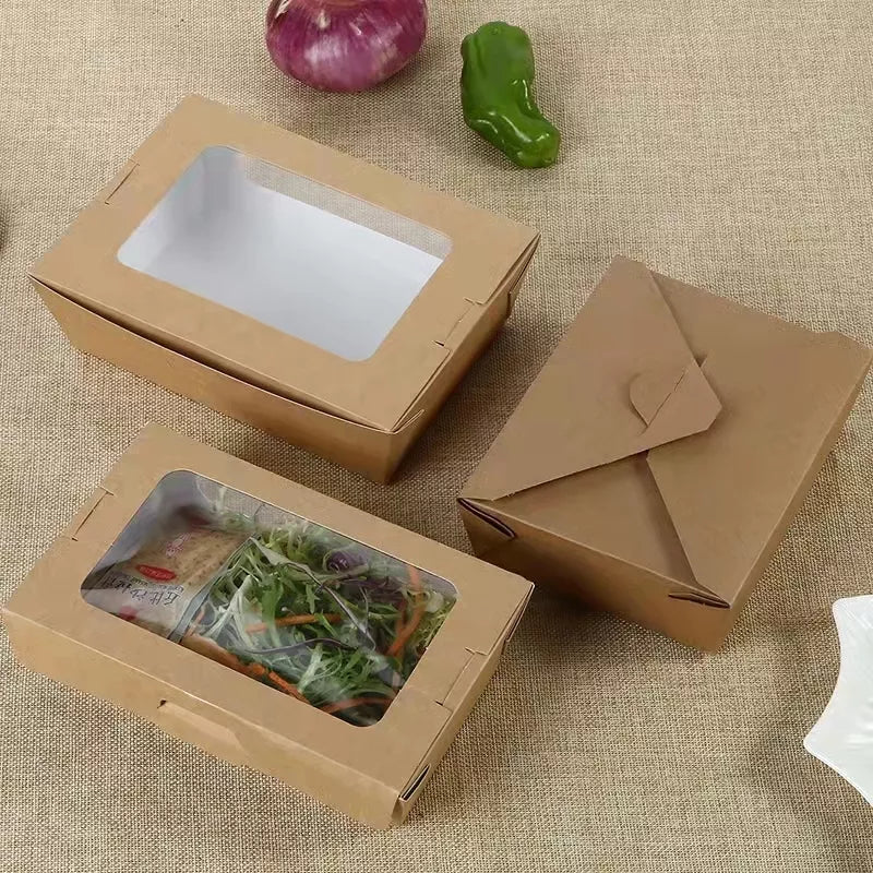 Kraft box with window