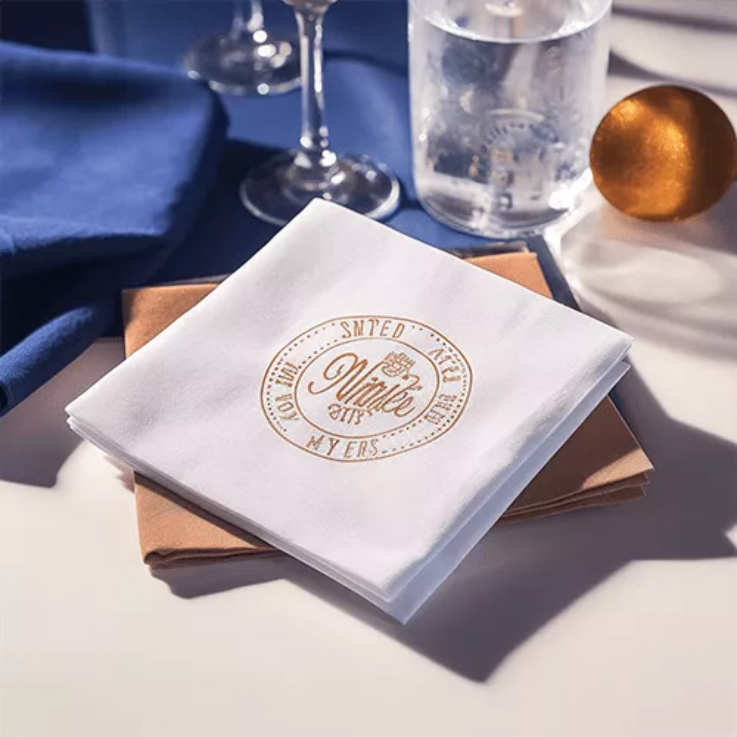 Linen-Feel Paper Dinner Napkin