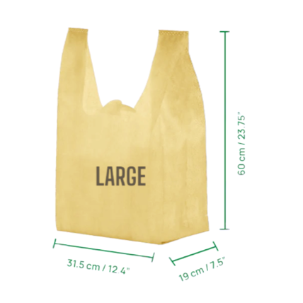 Wholesale Reusable Shopping Bags Size L With Handles in Canada