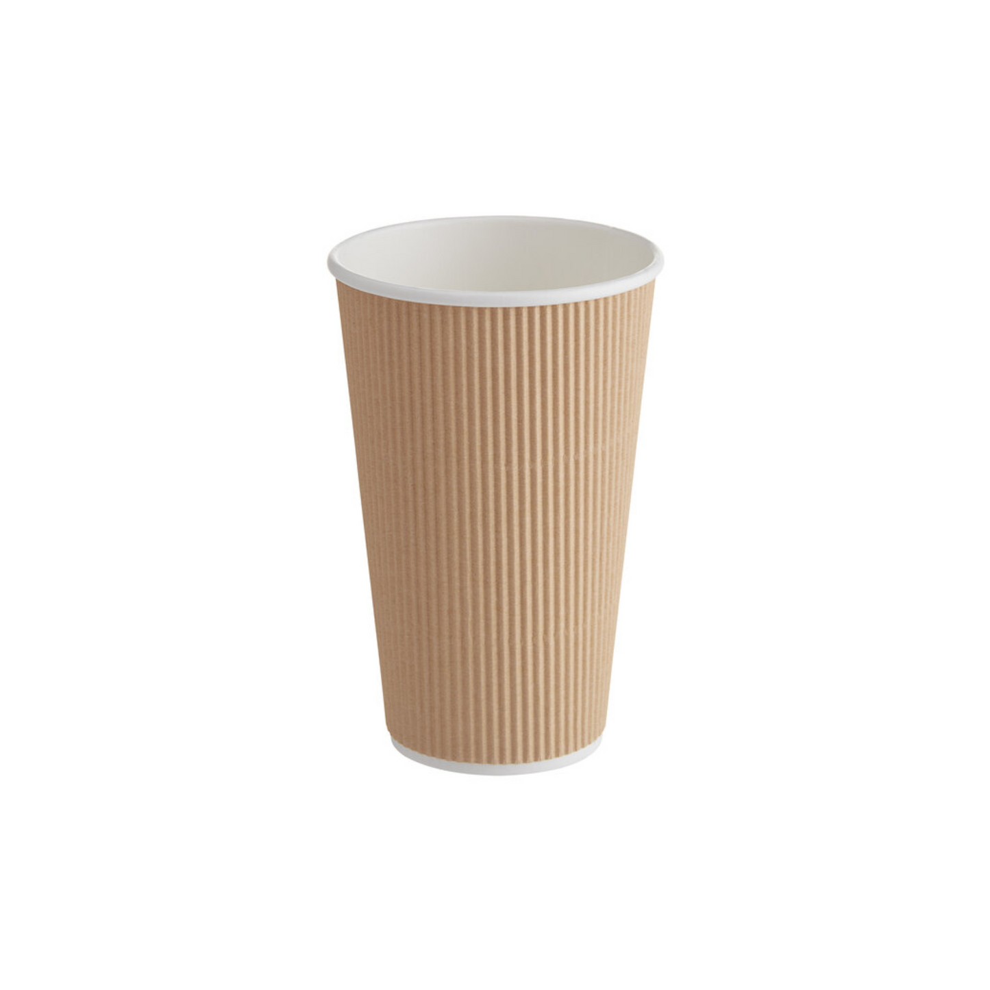 Ripple Wall Kraft Paper Cup | FullSize | Bulk Canada | For Hot Beverages