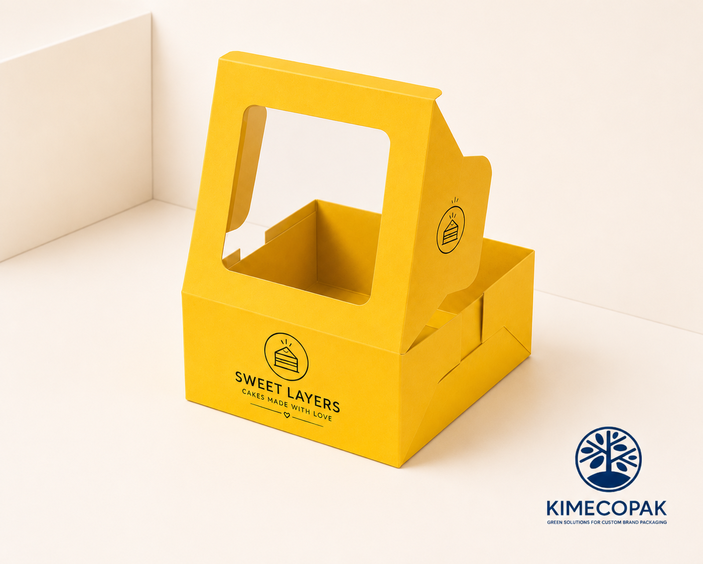 Buy Yellow Cookie Boxes in Bulk|Custom Bakery Packaging for Cookies vs Pastries