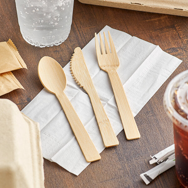 bamboo disposable set 6.7 inch