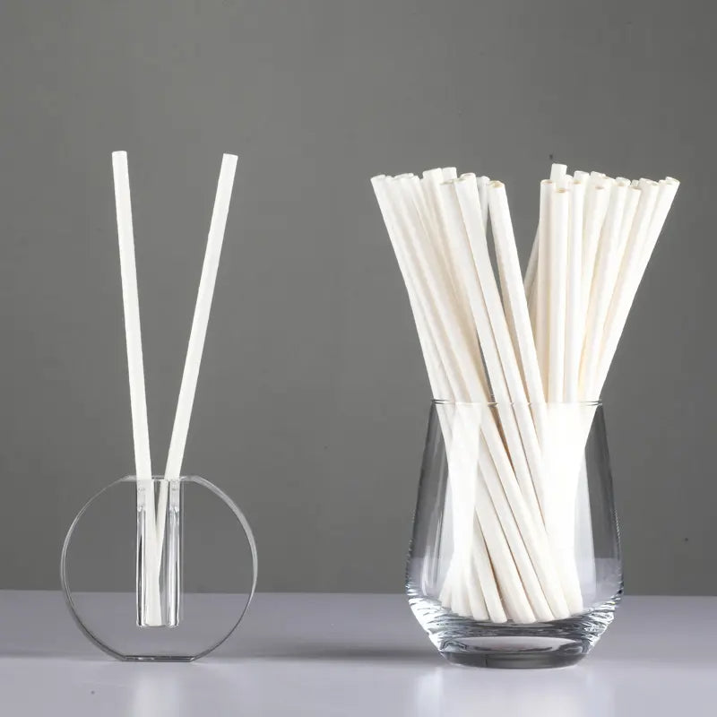 Paper Straws |  8mm | For Coffee, Tea, Canned Drinks