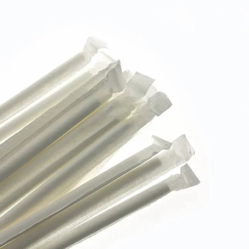 Paper Straws |  8mm | For Coffee, Tea, Canned Drinks