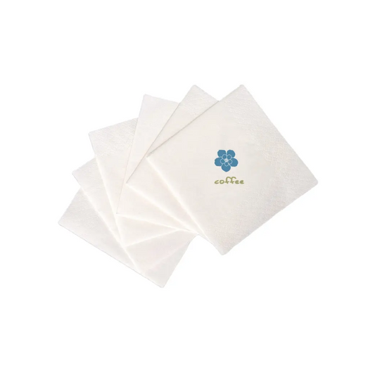 Custom logo 1/4 Fold Paper Dinner Napkins