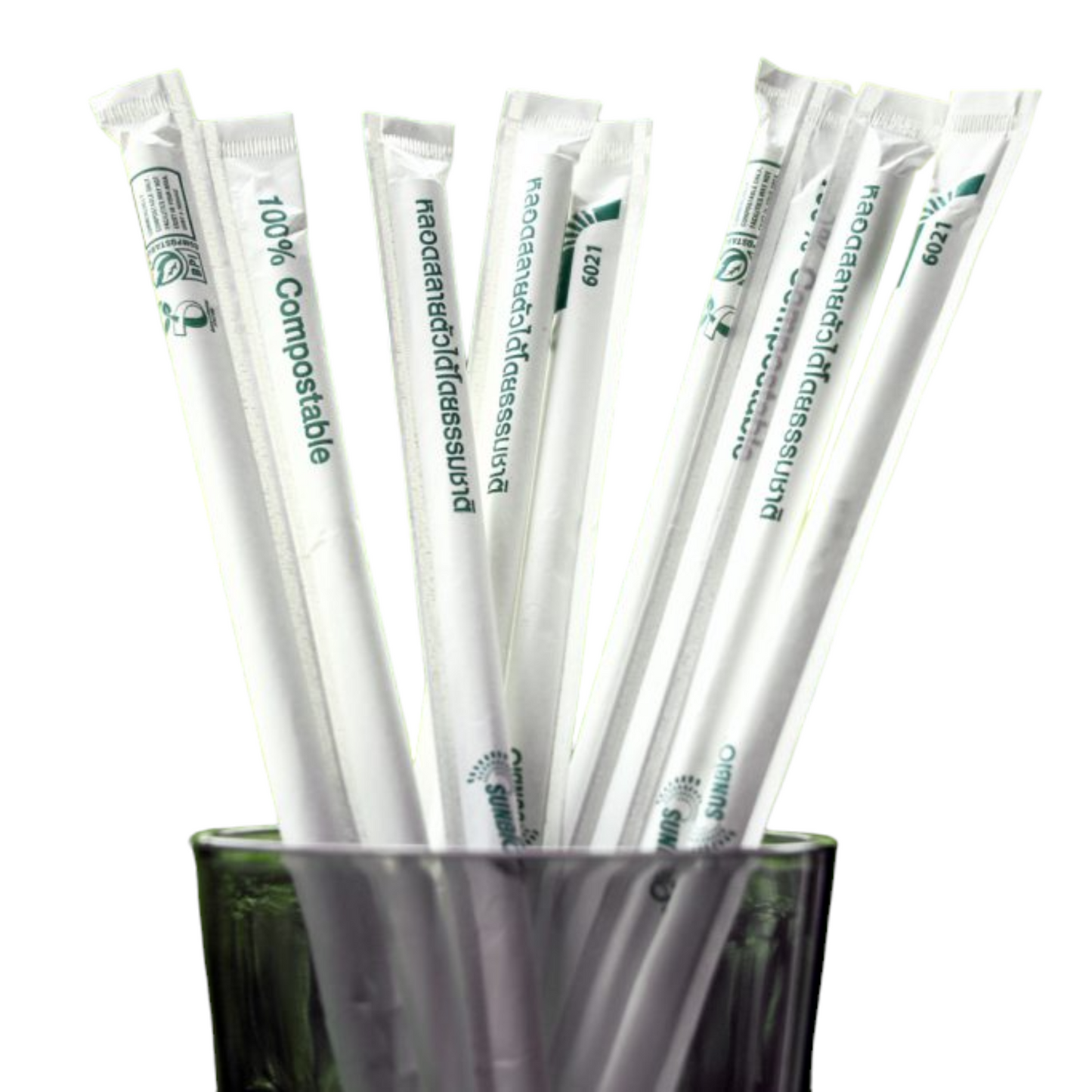 Custom-printed PLA Straws