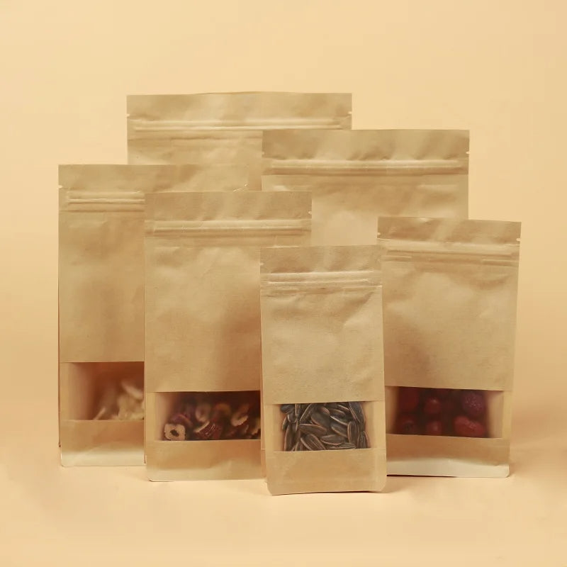 Flat Bottom Bags | Kraft Paper | 12, 16, 32 Oz | Bulk in Canada