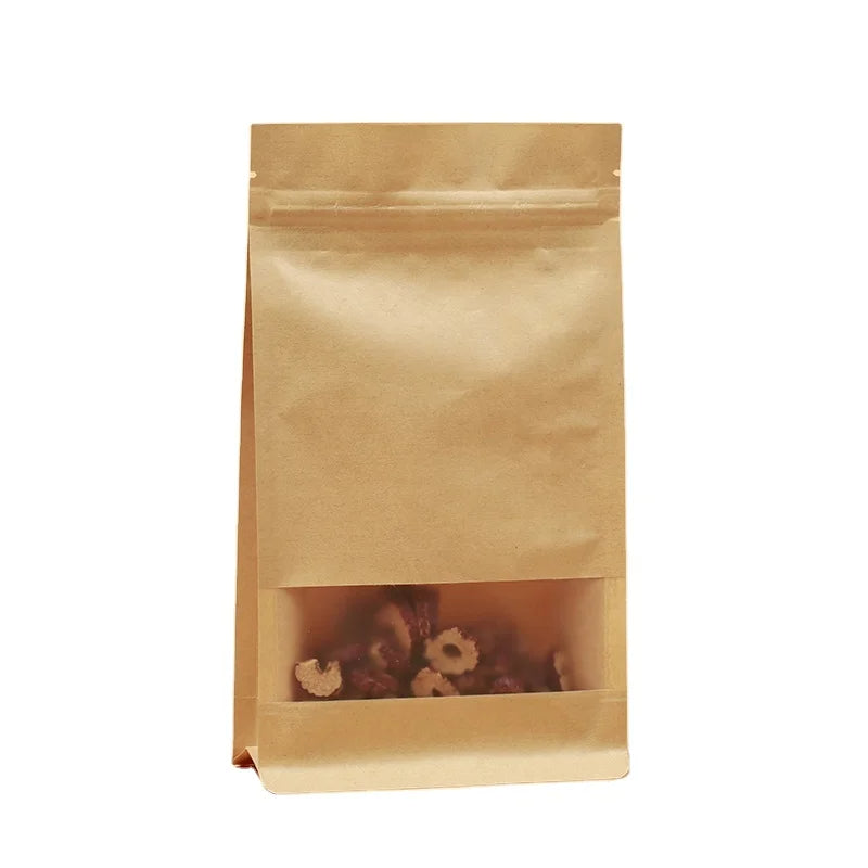 Flat Bottom Bags | Kraft Paper | 12, 16, 32 Oz | Bulk in Canada