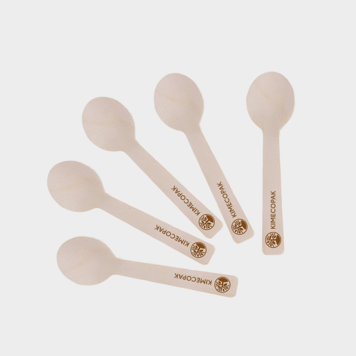 kimecopak wooden ice cream spoon 10 cm