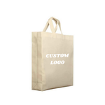 Custom Logo Premium Stitched Non Woven Bags With Web Handles 120 GSM