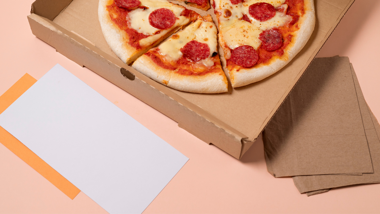 Cardboard Pizza Boxes | 8/10/12/14" l Kraft | Bulk Order & Bundle Saving