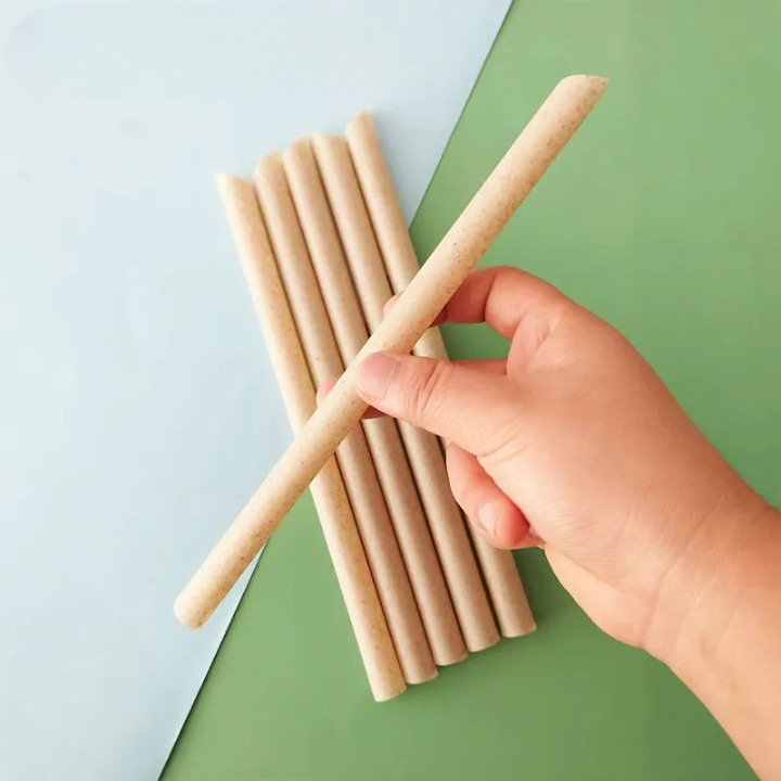 Sugarcane Boba Straw | 12mm | No-Soggy Choice for Boba & Smoothie Drinks