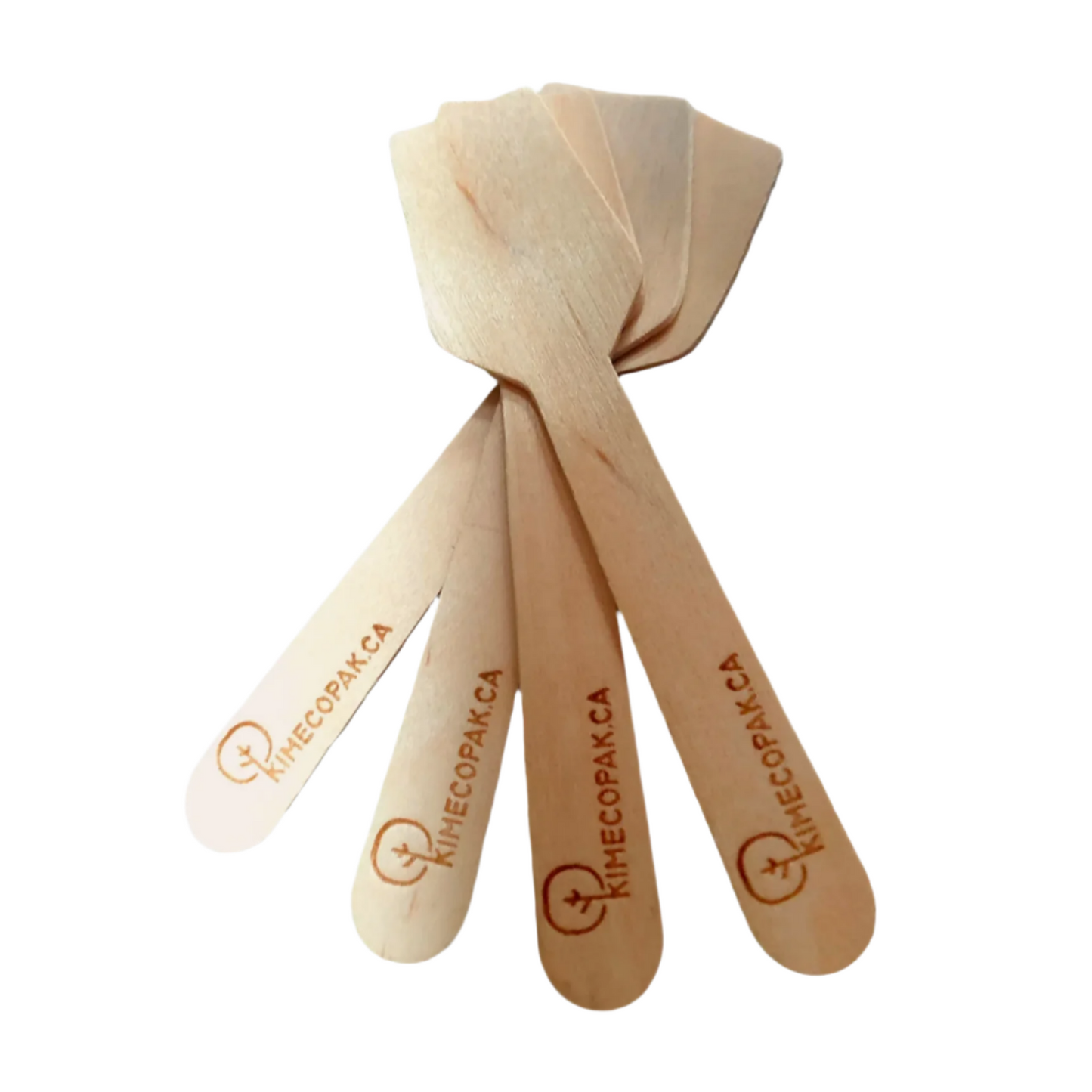 Mini Wooden Spoon 3.75" Wholesale Canada | Custom Logo & MOQ | 10.000 Pcs/Case