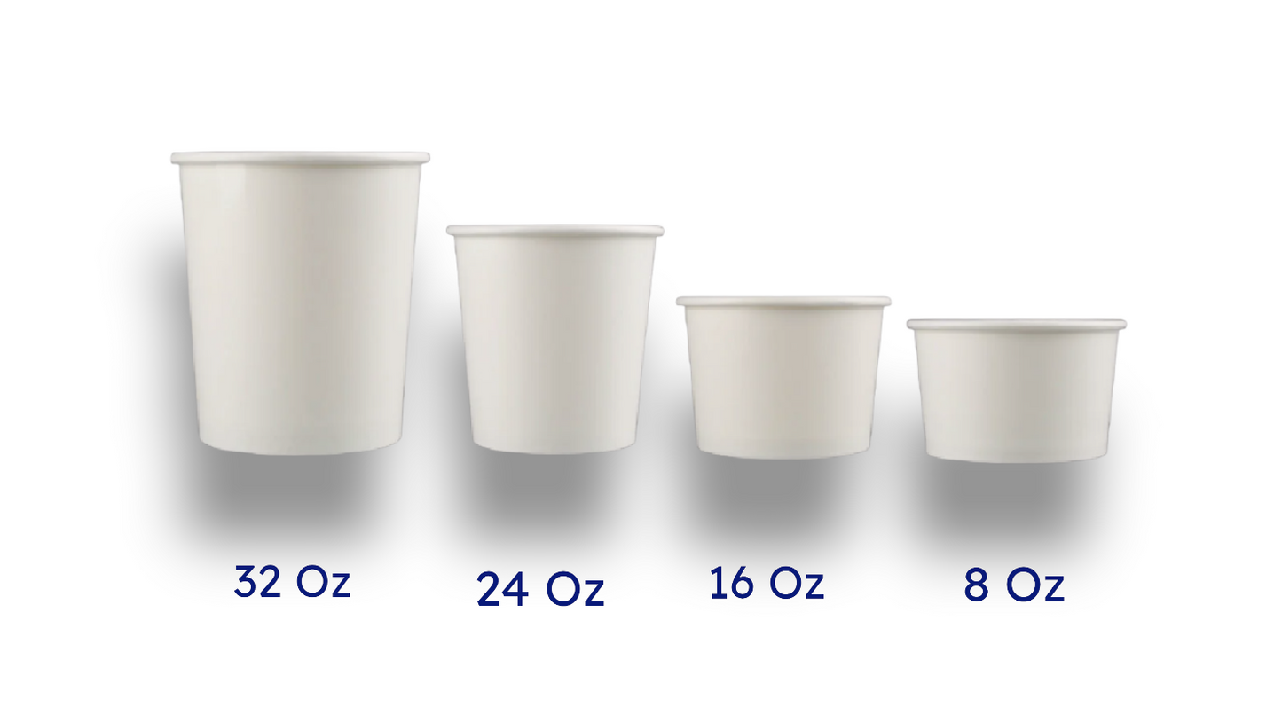 Sample Pack | 25 SETs of (Cups and Lids) | 115mm | Ideal for Testing and Sampling