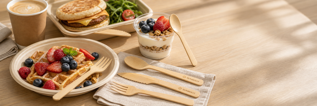 Bamboo Cutlery Wholesale in British Columbia: Bulk Supply for Takeout, Events and Tourism Foodservice