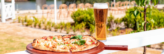 Beer with Pizza