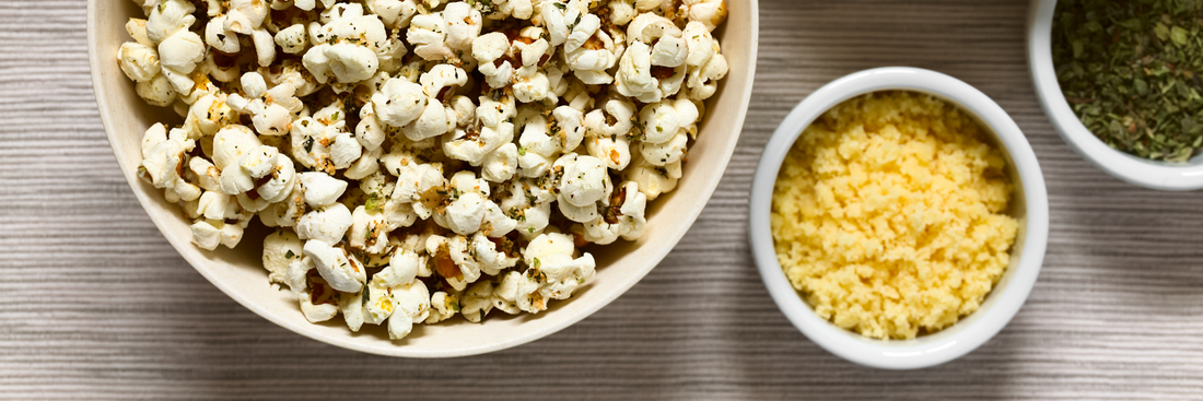 Garlic Parmesan Popcorn