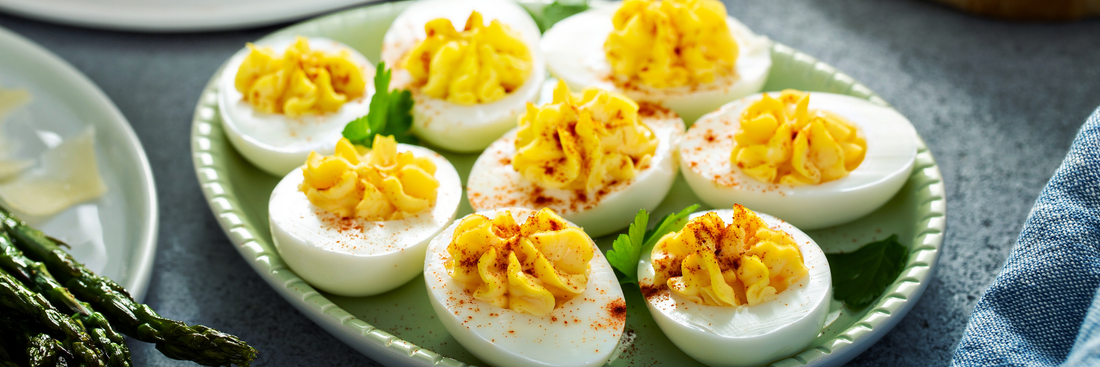Sesame-Soy Deviled Eggs