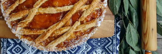 Butterscotch Pear Pie