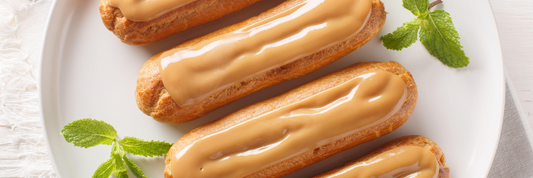 Coffee Eclair Recipe: Espresso Pastry Cream, Choux, & Coffee Ganache