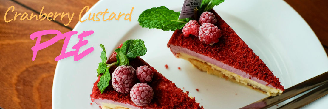 Cranberry Custard Pie
