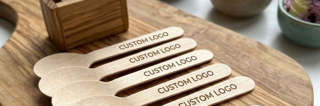 Custom Wooden Spoon in Quebec: A Proven Solution Through 280 Events by Liberté Yogurt