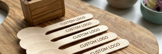 Custom Wooden Spoon in Quebec: A Proven Solution Through 280 Events by Liberté Yogurt