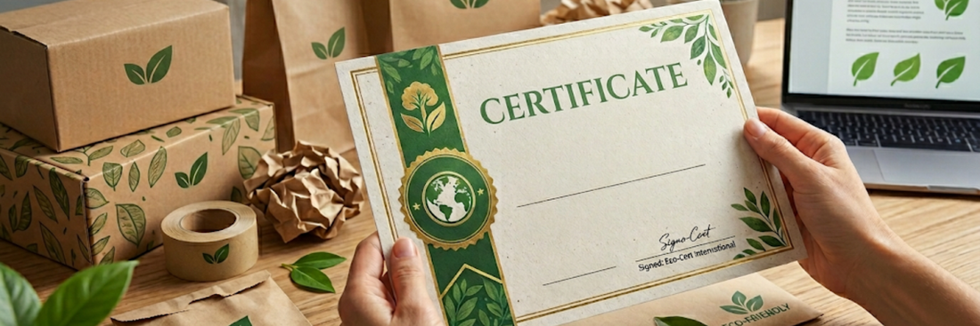Eco-friendly packaging certificate at Kimecopak: The Quality Standard Behind Every Product
