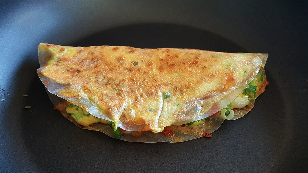 Rice Paper Omelette (Egg Rice Paper) – Quick, Healthy, and Crispy Recipe