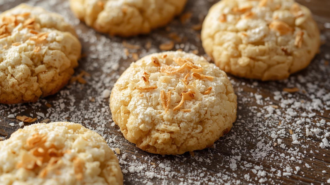 Healthy Gluten Free Coconut Cookies – Dairy Free, Low Sugar, and Guilt-Free Treats