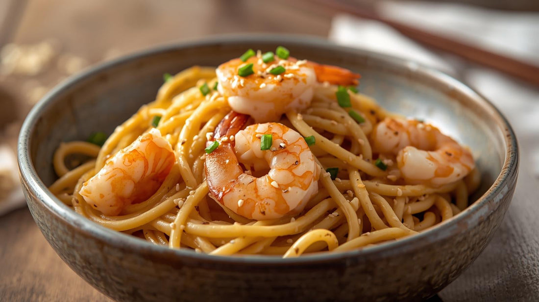 Simple Miso Butter Pasta with Shrimp — Quick, Flavorful, and Easy to Make