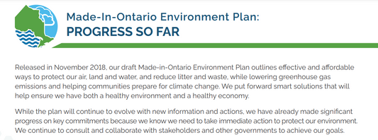 Ontario Small Business, do you know about "Made-in-Ontario Environment Plan"?