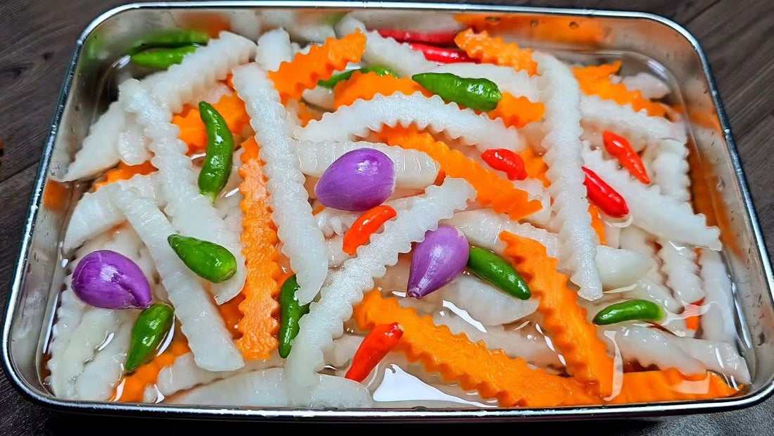 Pickled Carrots and Daikon