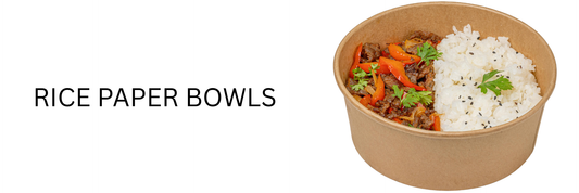 Rice Paper Bowls – Eco-Friendly Takeout Packaging for Modern Food Businesses