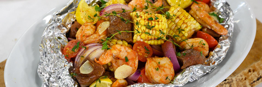 Shrimp and Steak Foil Packets: Quick, Low-Carb, and Flavorful Outdoor Cooking Recipe