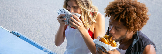 Street Food with Cheese 