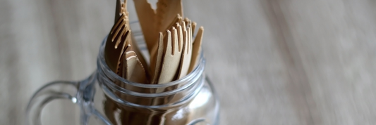 Strong Wooden Cutlery for Catering & Events