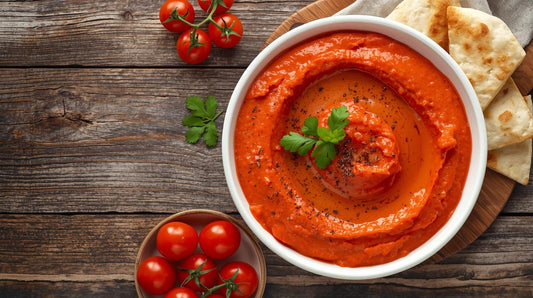 Tomato Hummus Recipe: Easy, Creamy & Healthy Mediterranean Dip