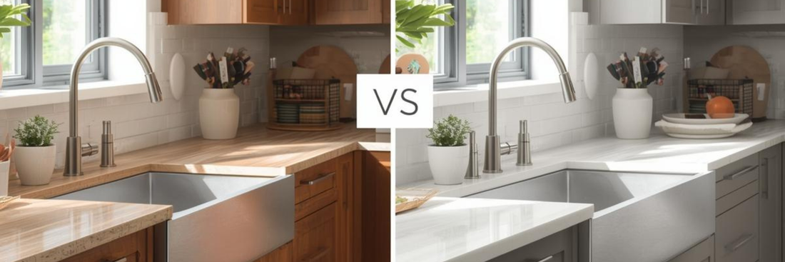 Wood Countertops vs Solid Surface Countertops: Which Is Better for Kitchens and Bathrooms?